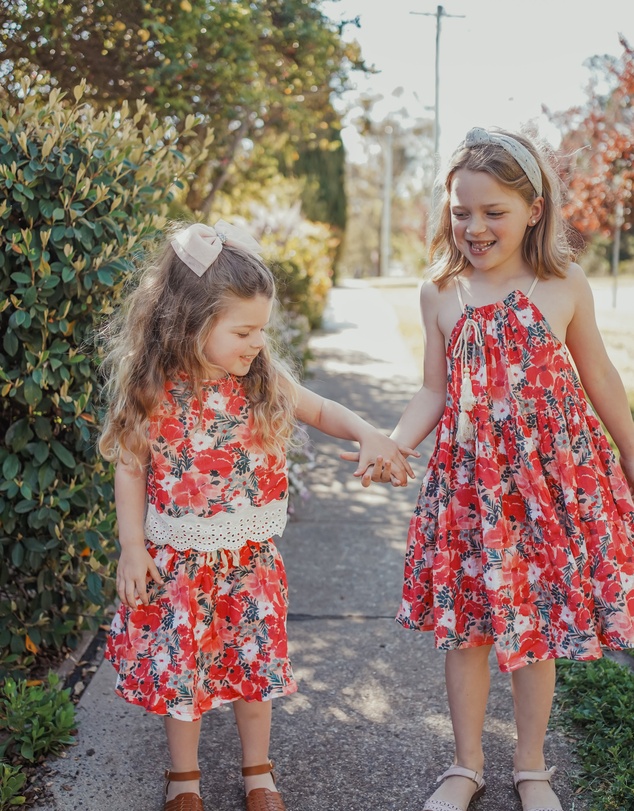WITH LOVE FOR KIDS - Cotton Muslin Dress - Babies - Kids