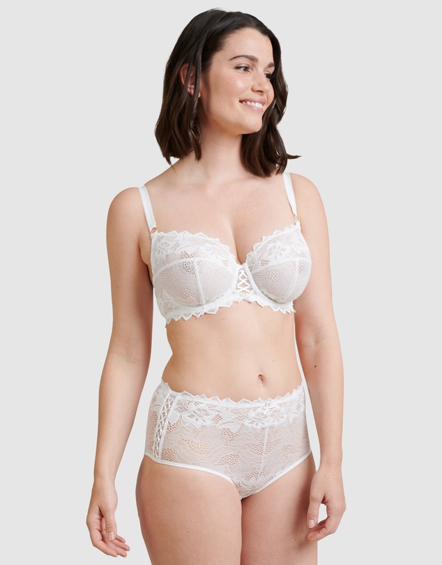 Sans Complexe - Arum Prima Wired Unlined Scalloped Lace Bra