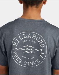 Billabong - Boys 8 to 16 Boys Big Wave Daz Loose Fit Short Sleeve Rashguard