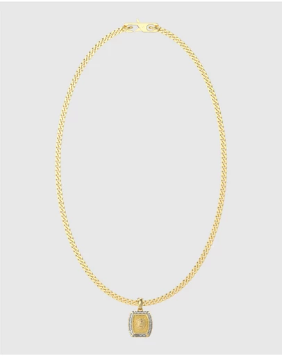 GUESS - Lion King Charm Necklace 53cm