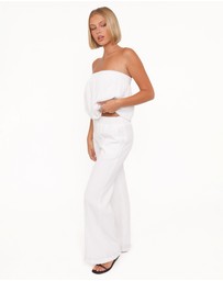 Petal & Pup - Olivia Pant Set - White