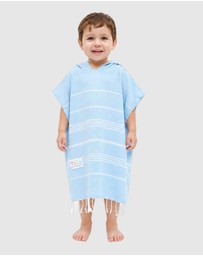 Tolu Australia - Baby Blue Kids Hooded Beach Towel