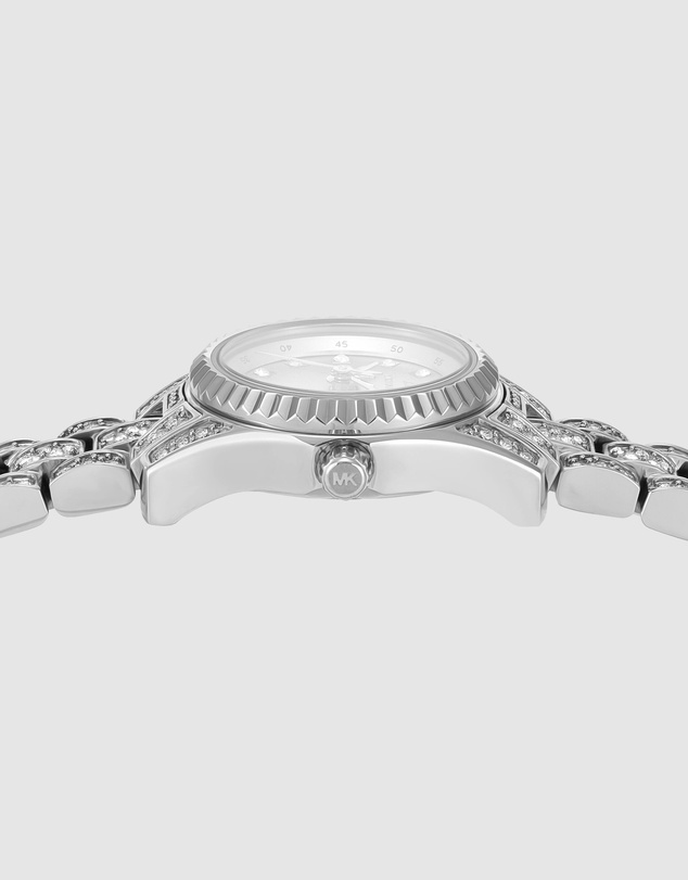 Michael Kors - Lexington Silver Tone Analogue Watch