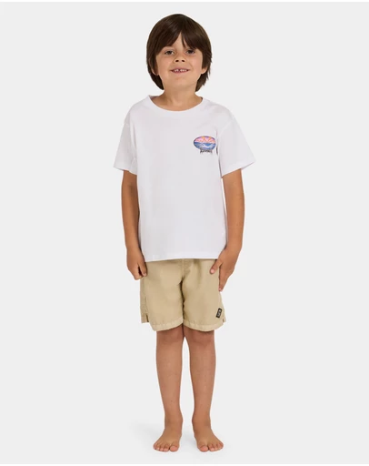 Billabong - Boys 0 to 7 Groms Quadtriple T-Shirt
