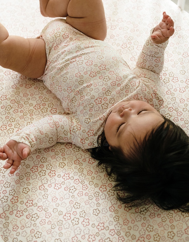 Kynd Baby - Fitted Cot Sheet in Spring Blossom
