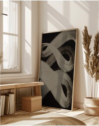 Olive et Oriel - Wildstrokes No2 by Treechild Art Print