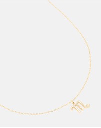 Lovisa - Waterproof Gold Plated Stainless Steel Cubic Zirconia Scorpio Necklace