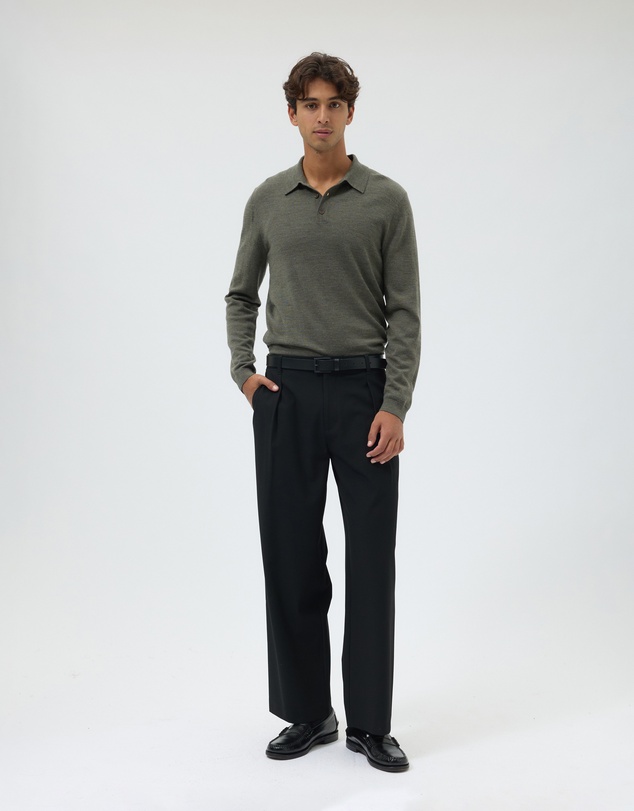 AERE - Pleated Relaxed Fit Pants