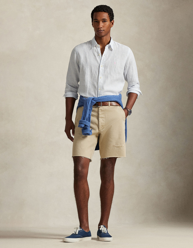 Polo Ralph Lauren - Custom Fit Striped Linen Shirt