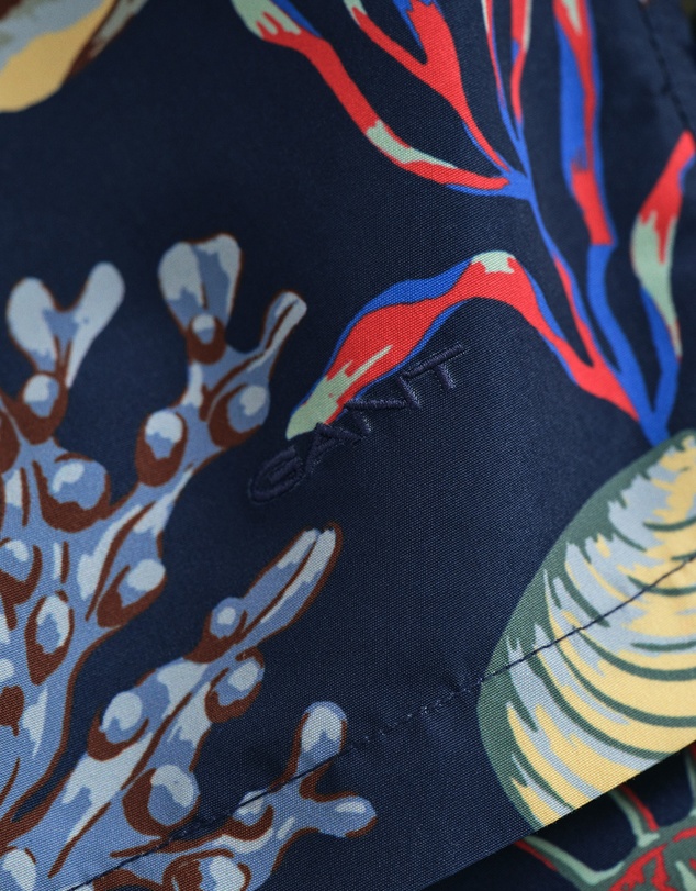 Gant - Seaweed Print Swim Shorts