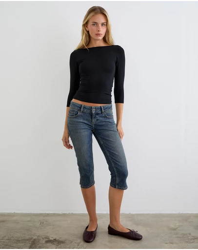 Motel Rocks - Ione Boat Neck Top