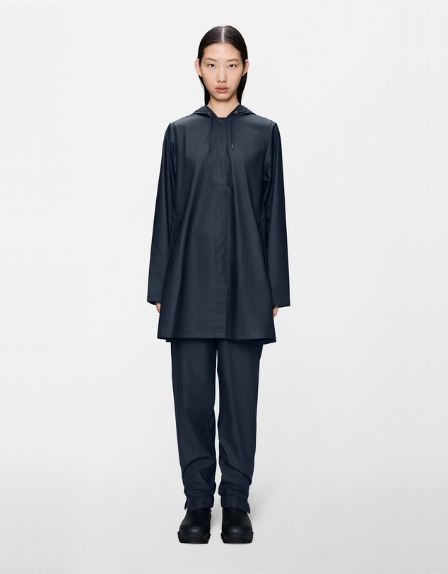 RAINS - A-Line Women's Jacket Navy