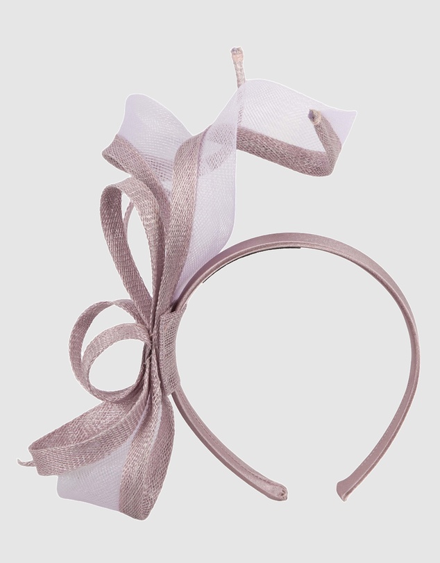 Max Alexander - Small Lilac Sinamay Loops Fascinator