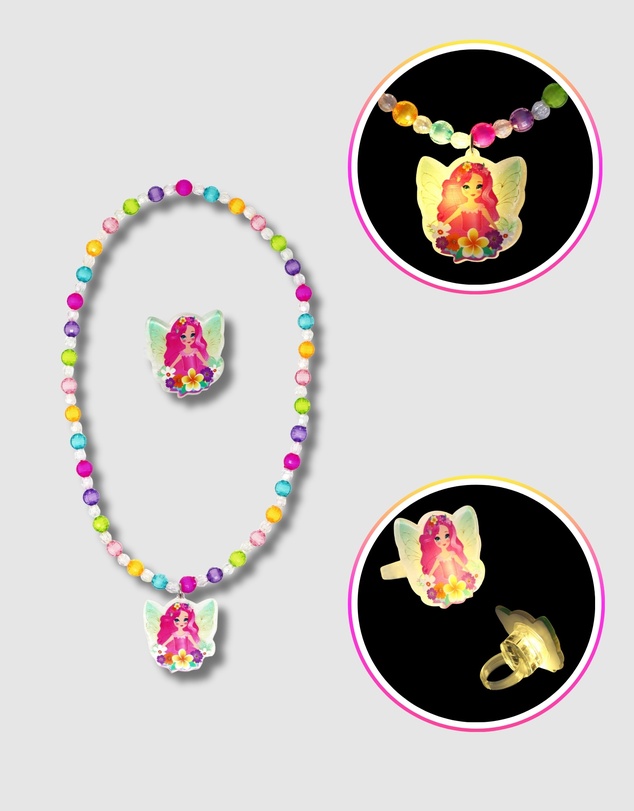 Pink Poppy - Light-Up Fairy Accessories Bundle