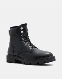 Call It Spring - Carolyne Winter Lace Up Boots