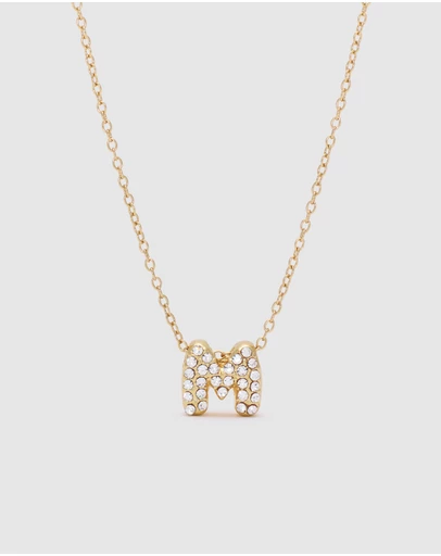 Seed Heritage - Initial Jewel Bubble Necklace