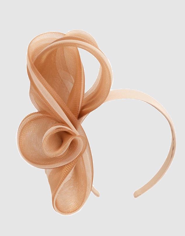 Fillies Collection - Bespoke Coffee Racing Fascinator