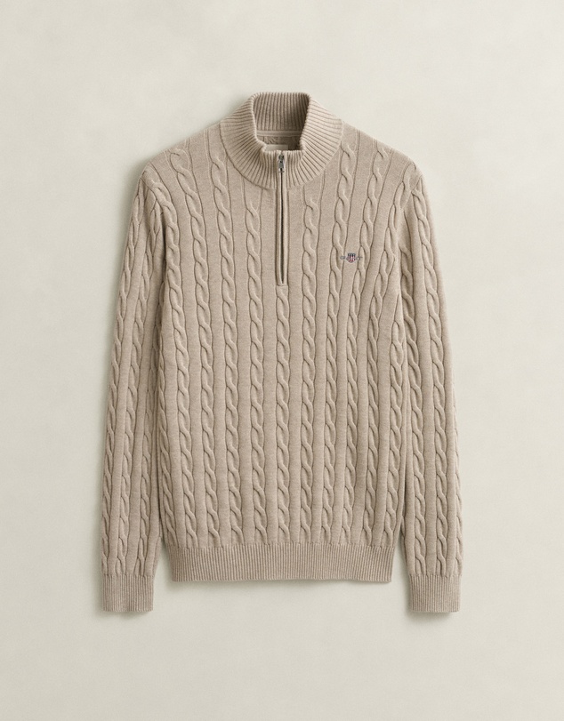 Gant - Cotton Cable Half Zip