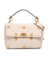 Pre-Loved by Azura Reborn - Pre-Loved Large Grained Calfskin Roman Stud Satchel