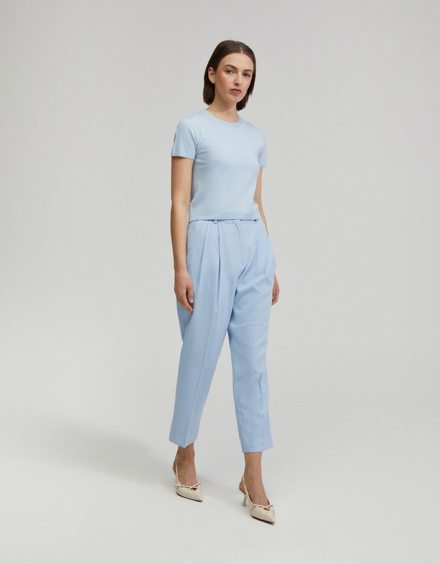 Oxford - Olivia Crop Knit Top