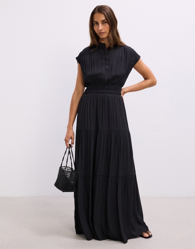 The Fated - Della Gathered Maxi Dress