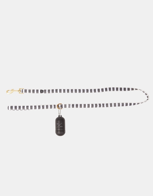 Mog & Bone - Classic Hemp Lead - Charcoal Hamptons Stripe