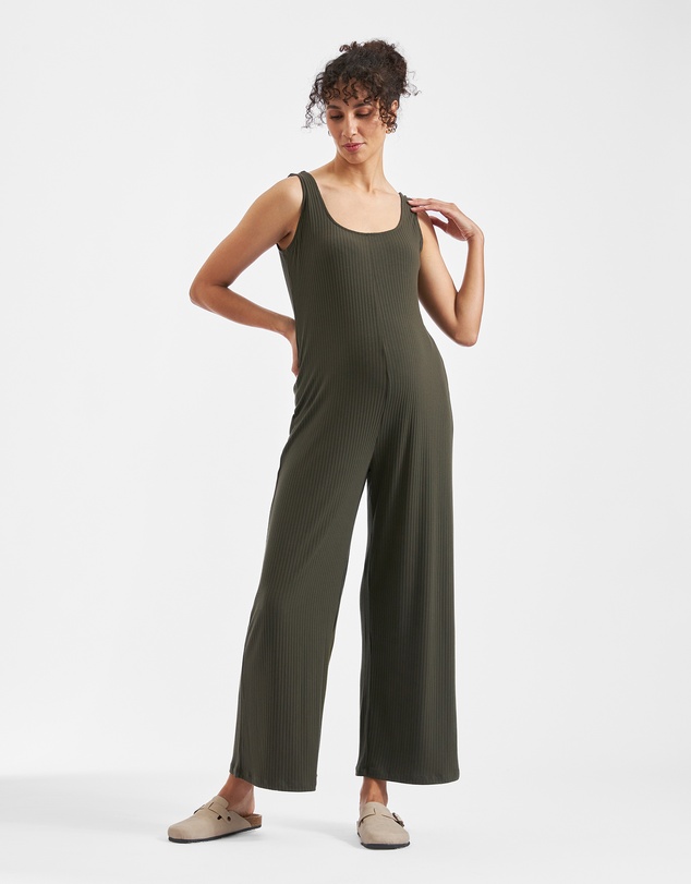 Ripe Maternity - Bobby Rib Jumpsuit
