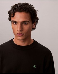 Calvin Klein Jeans - Relaxed Cotton Monogram Jumper