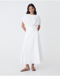 Forcast - Goulbury Tie Waist Top
