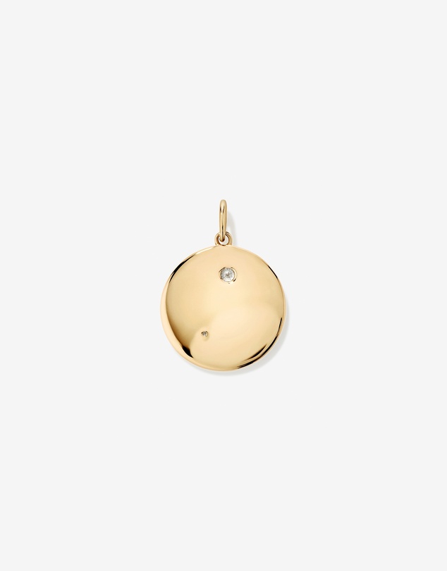 Michael Hill - Sun & Moon Medallion Pendant in 18kt Vermeil