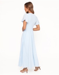 Petal & Pup - Jessima Midi Dress - Pale Blue