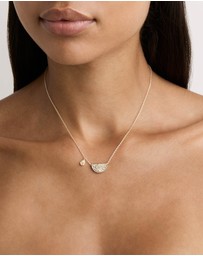 By Charlotte - Silver Lotus Birthstone Necklace - November