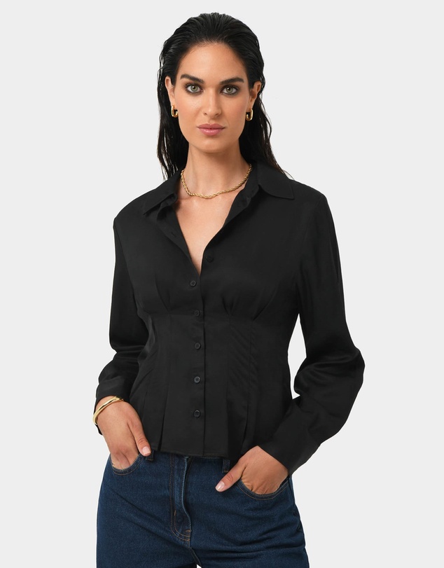 Forcast - Paige Gathered Shirt