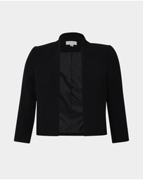 Forcast - Nikki Collarless Crop Jacket