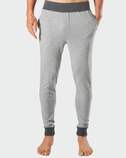 Mitch Dowd - Mitchdowd Slim Leg Knit Sleep Pant - Grey Marle