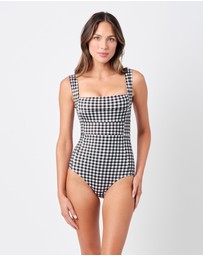 UNE PIECE - Classic Square Neck One Piece Swimsuit