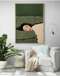 Inka Arthouse - Resting Woman Art Print