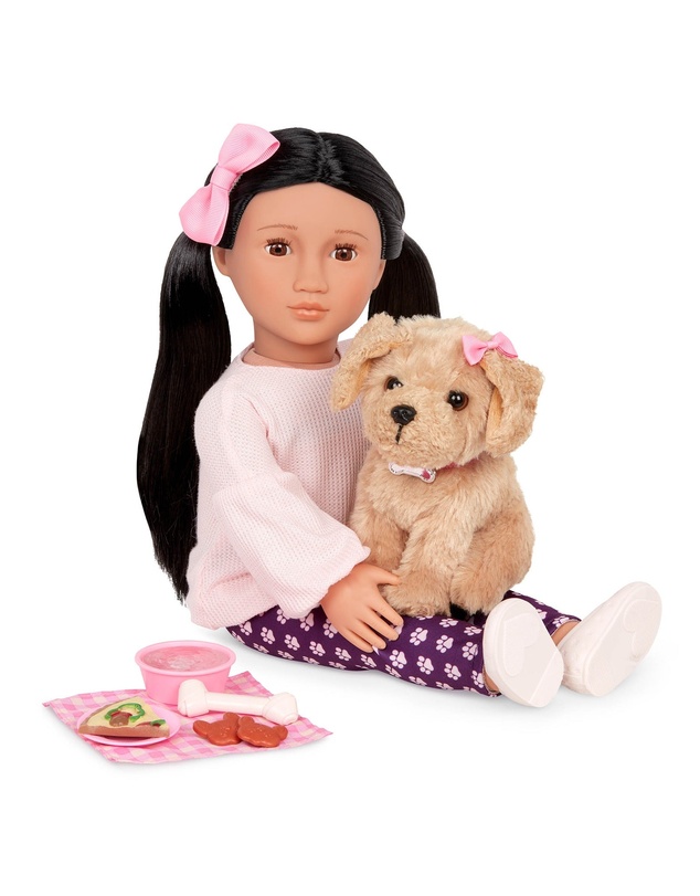 Our Generation - Our Generation Doll with Pet Dog, Jin & Charm