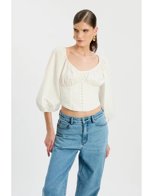 Bardot - Delphina Barrel Leg Jean