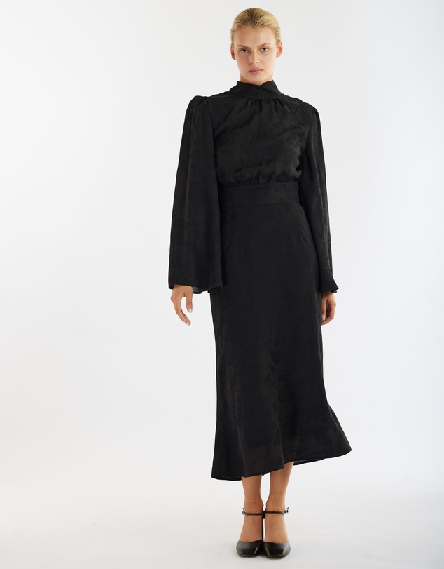 Amelius - Loren Linen Jacquard Skirt