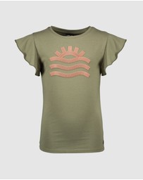 Like FLO - Ruffle Sleeve Jersey Tee - Kids-Teens