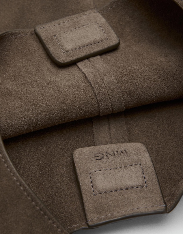 M.N.G - Suede Drawstring Bag