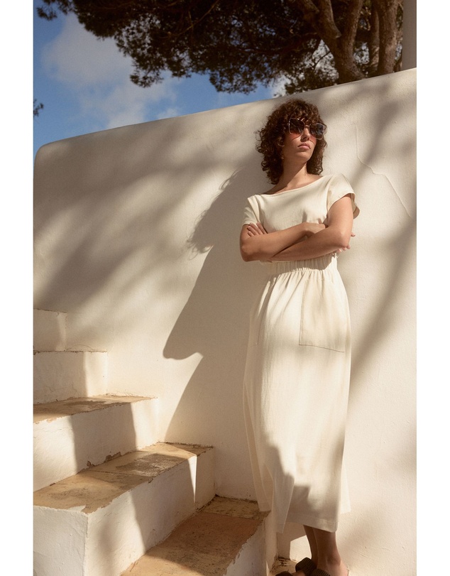 NEXT - 100% Cotton Summer Midi T-Shirt Dress