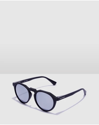 Hawkers Co - Black Chrome Warwick Raw Sunglasses for Men and Women UV400