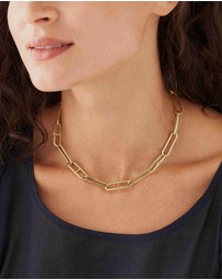 Fossil - Fossil Heritage Gold Necklace JF04102710