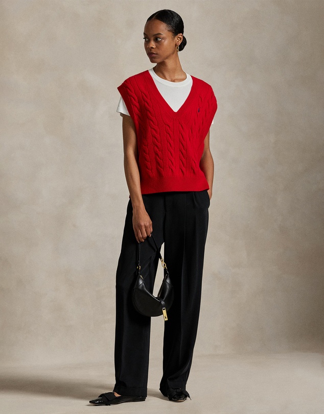 Polo Ralph Lauren - Cable-Knit Wool-Cashmere Sweater Vest