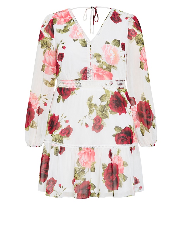 City Chic - Kiki Dolce Print Mini Dress