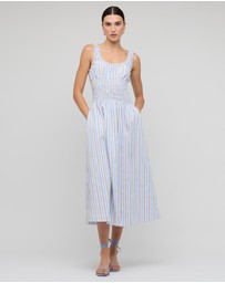 Staple the Label - Marcella Shirred Midi Dress