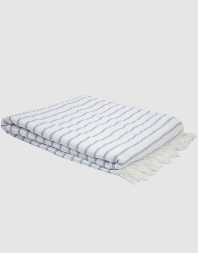 Bambury - Haven Throw Blue