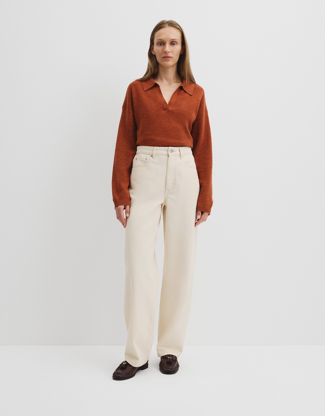 Country Road - Cotton Linen Long Sleeve Knit